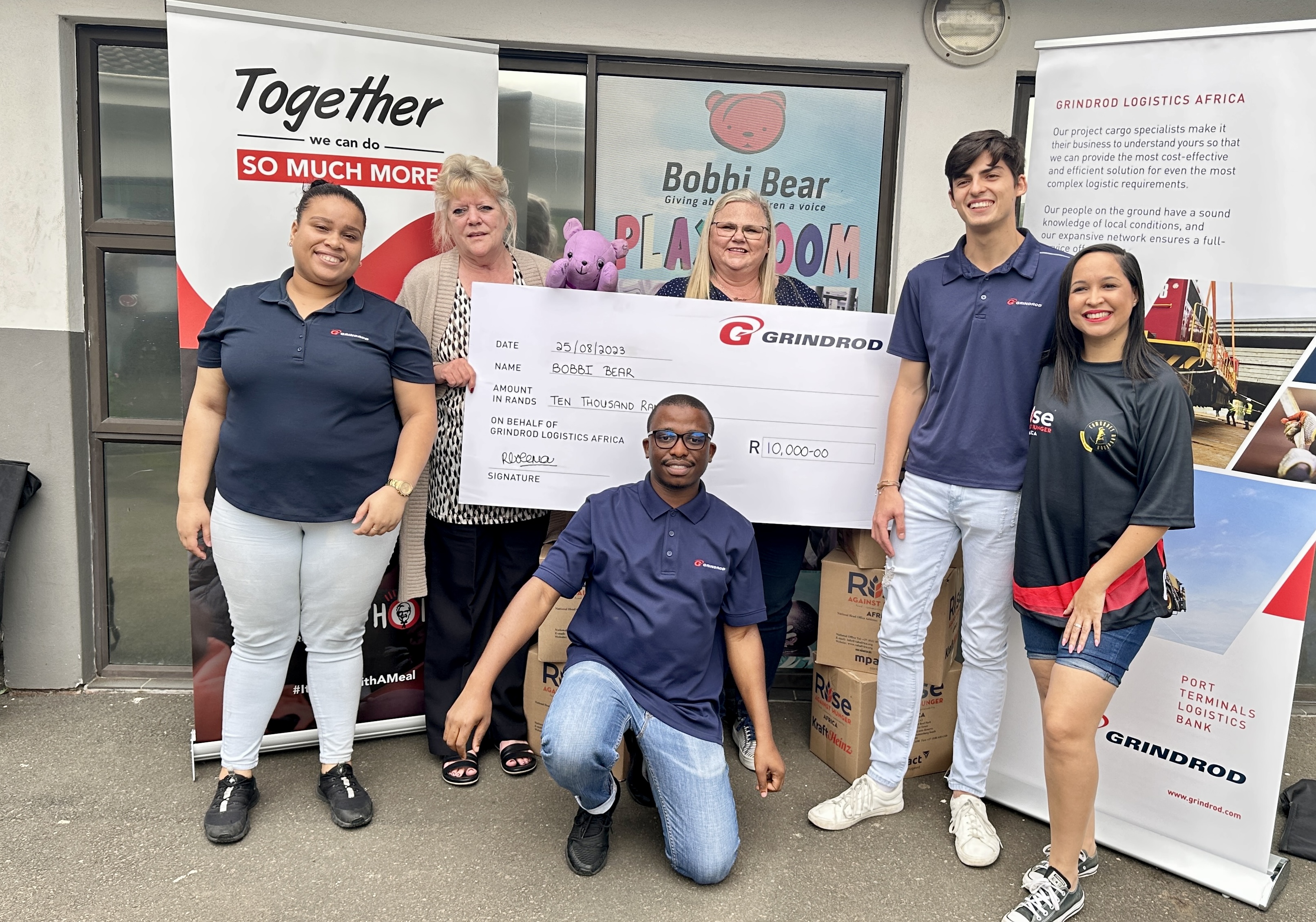 Grindrod Logistics team making a change in communities
